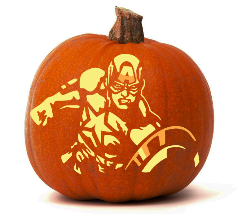 Captain America - Pumpkin Glow