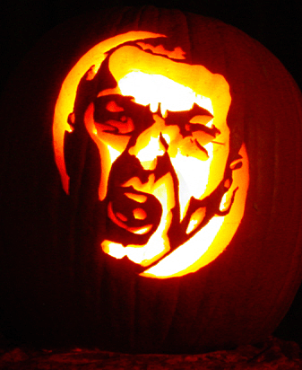 Curly - from the Three Stooges - Pumpkin Glow