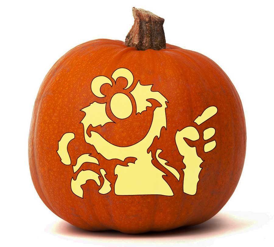 elmo pumpkin carving