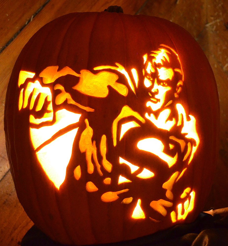 Superman Pumpkin Carving Patterns