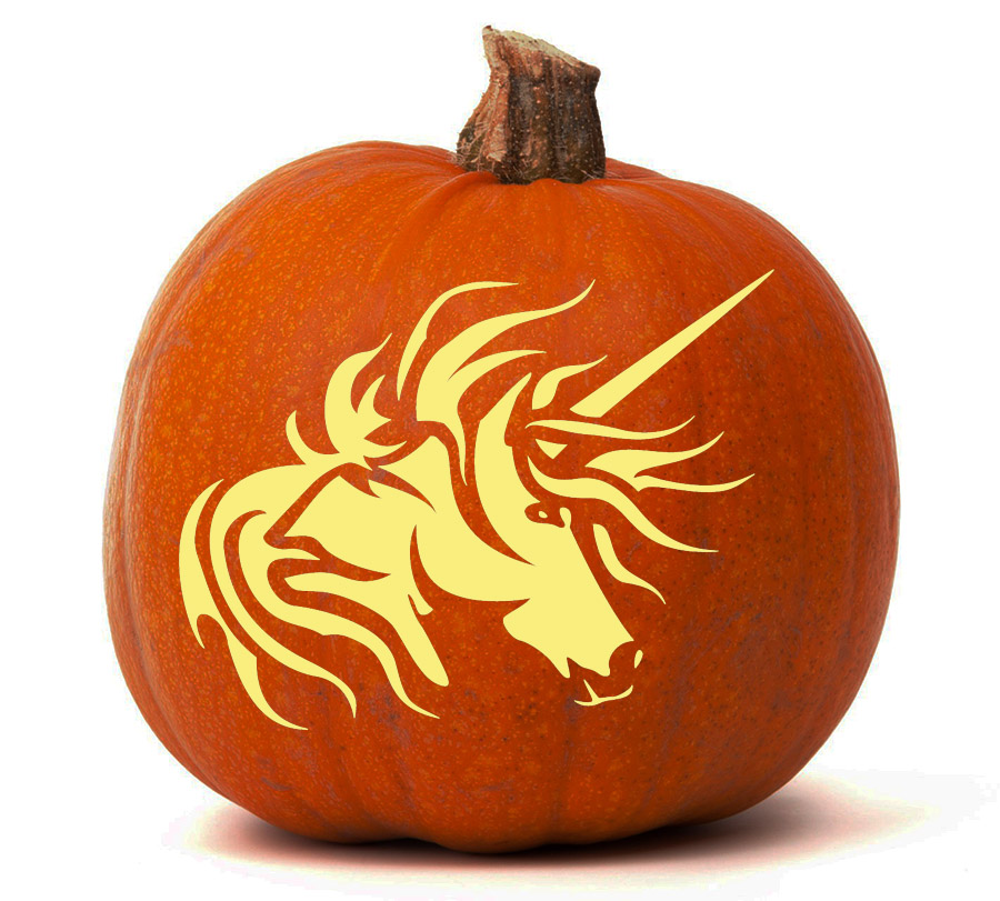 Unicorn Pumpkin Carving Beginners