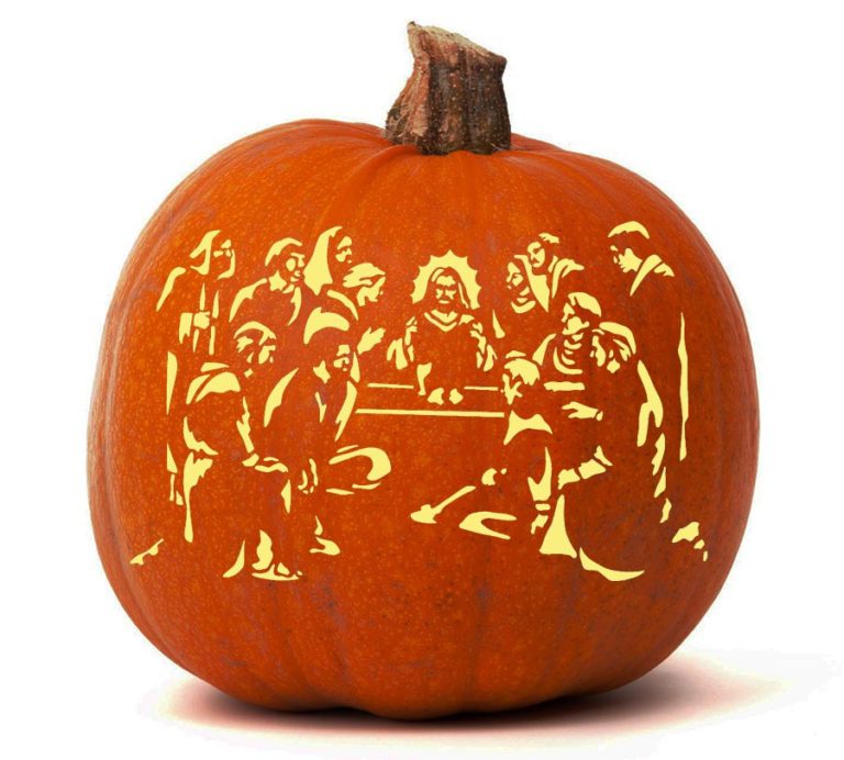 the-last-supper-pumpkin-glow