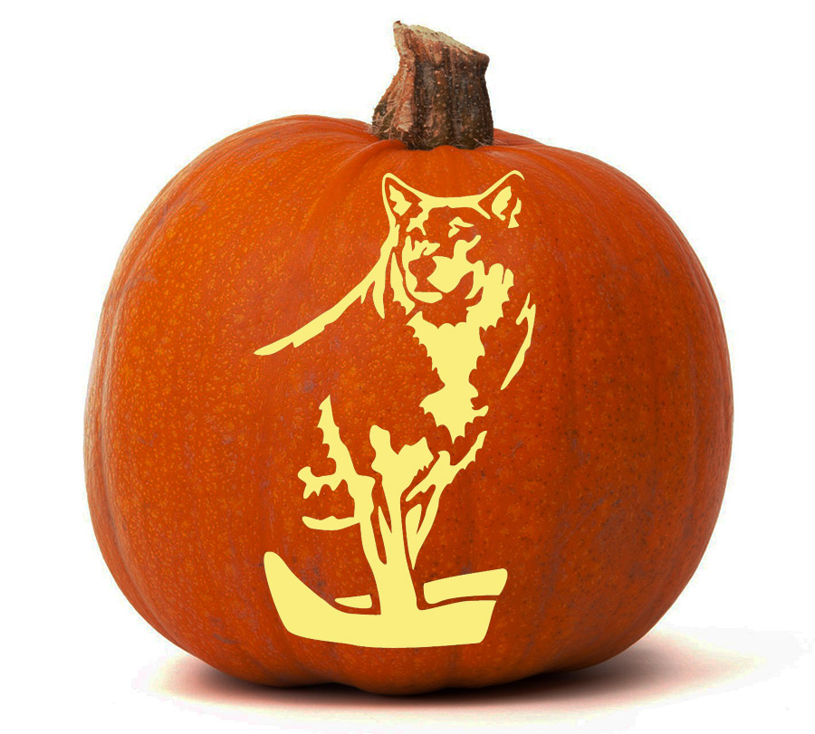 Wolf Pumpkin Carving Ideas