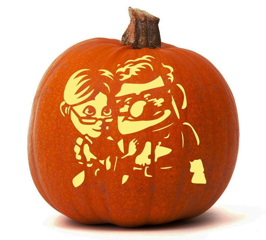 up pumpkin stencil