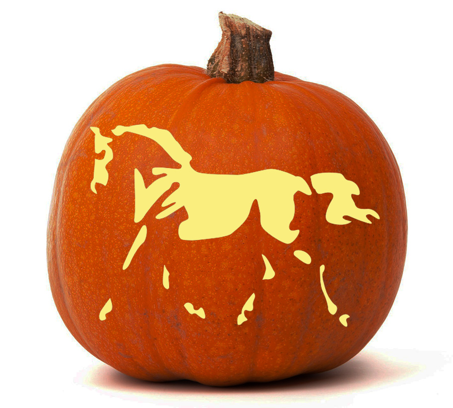 Horse Pumpkin Glow