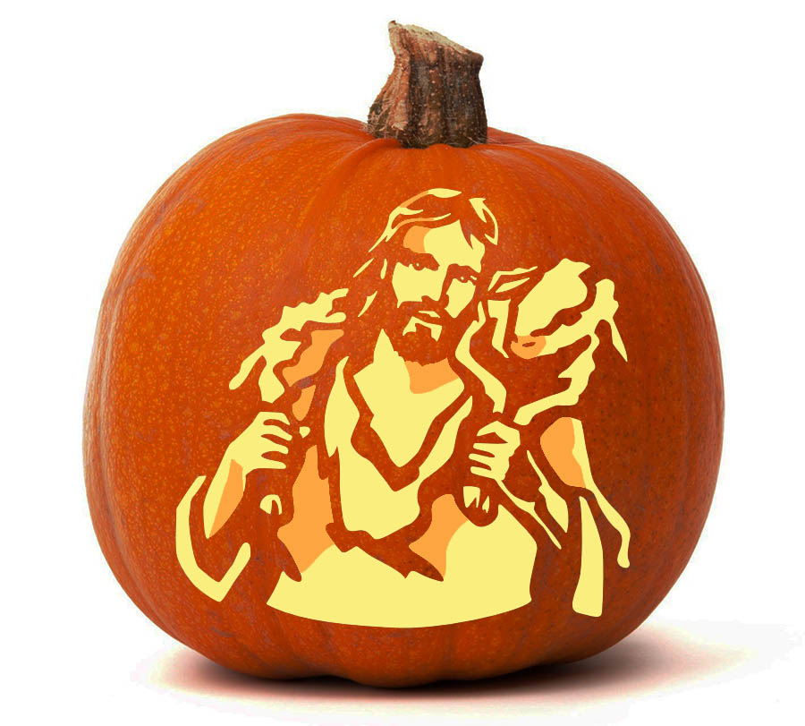 Jesus-Sheep-pumpkin