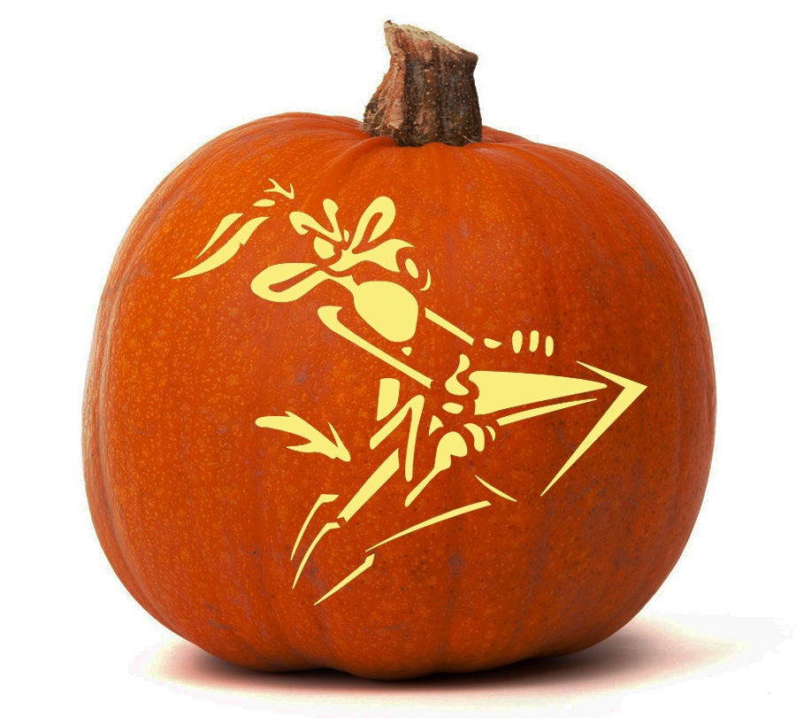 wile-e-coyote-with-rocket-pumpkin-glow