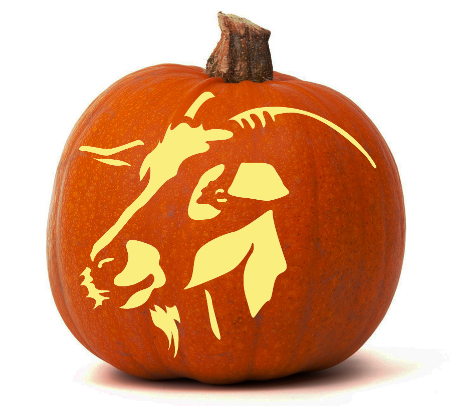 Goat Pumpkin Glow