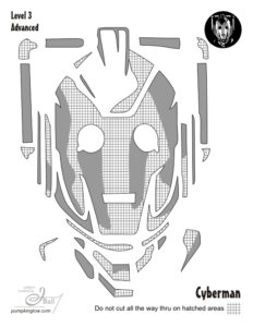 Cyber Pumpkin (Doctor Who Cybermen Inspired) by JonS, Download free STL  model