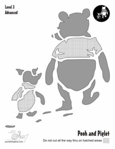Pooh and Piglet pattern